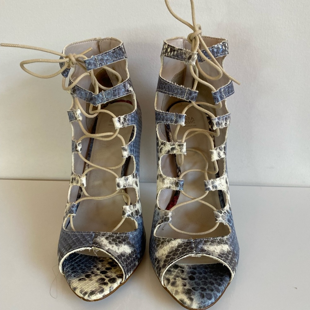 ZARA Caged Heels